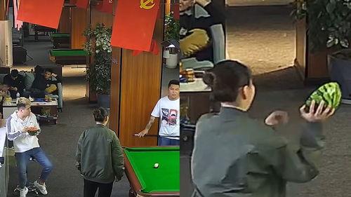 打台球的视频吃瓜,精彩瞬间尽收眼底！